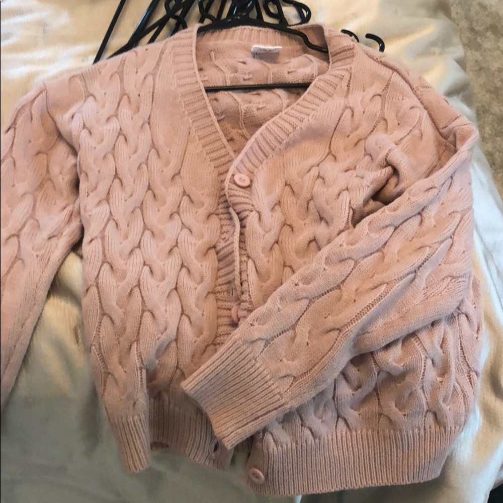 Rose pink cardigan brand new